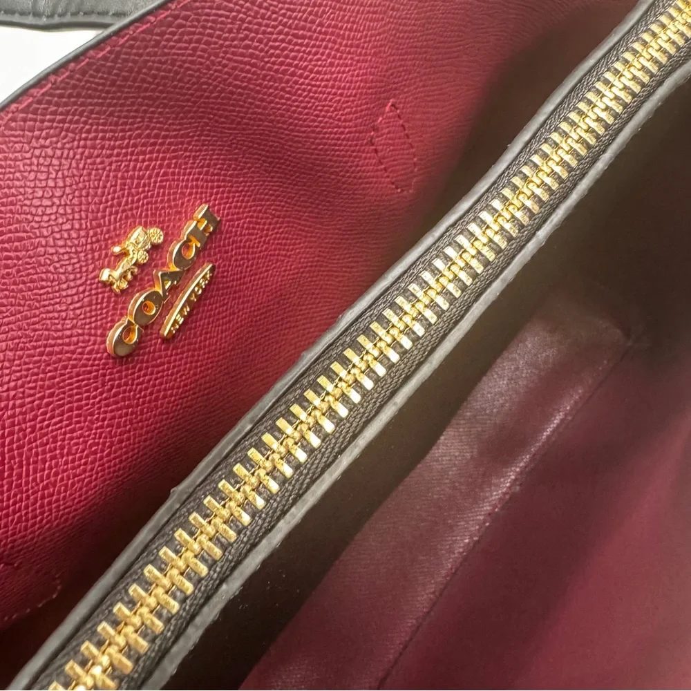 Coach Black and Gold Signature Tote